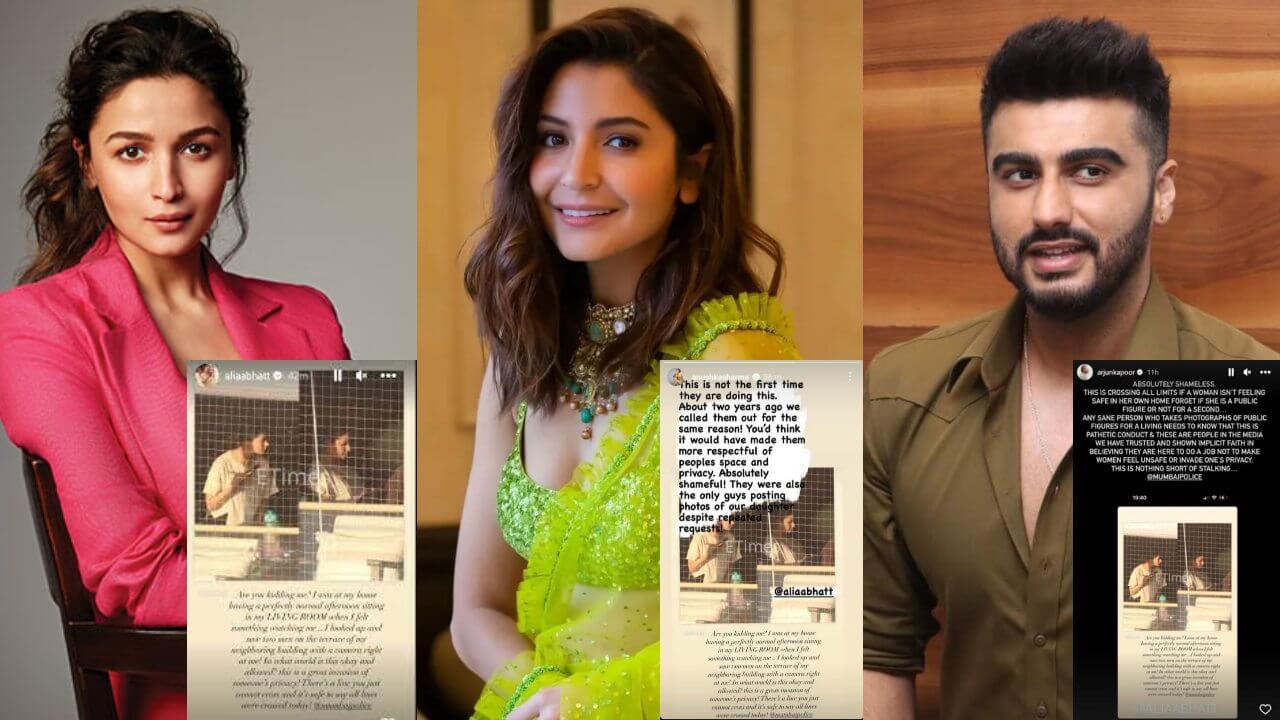 Alia Bhatt slams paparazzi for violating her privacy, Anushka Sharma and Arjun Kapoor support 3120