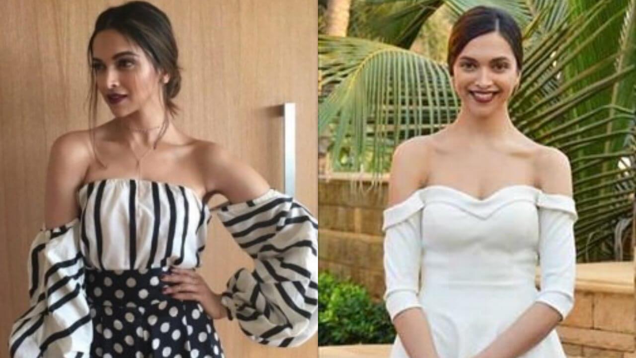 Deepika Padukone looked very stunning in off shoulder dress 3789