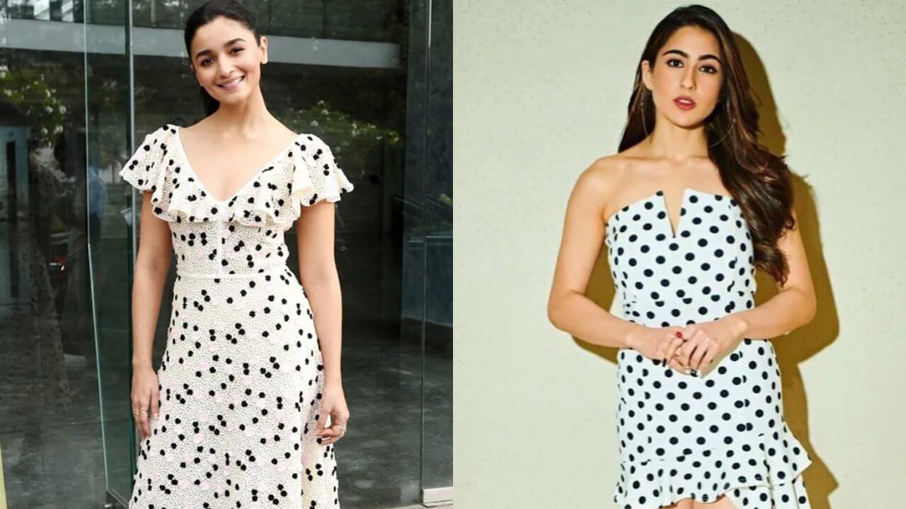 Do you love polka dot outfits? Take some special tips from Alia Bhatt and Sara Ali Khan 3067