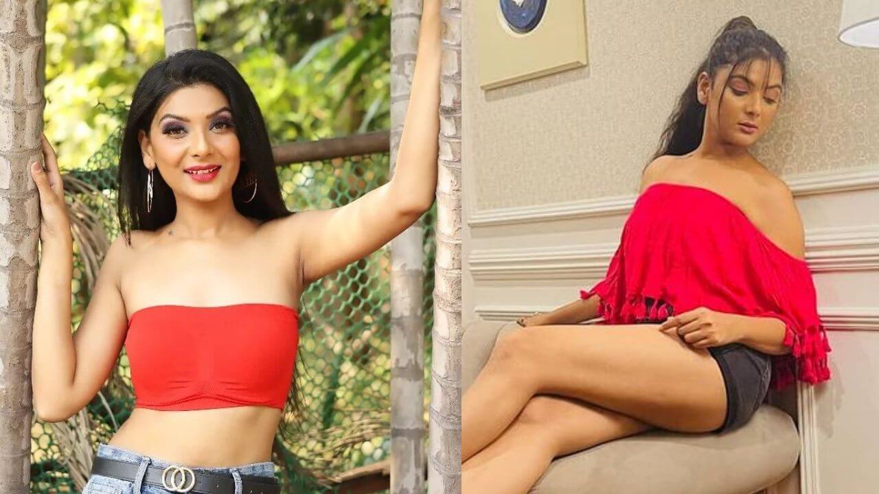 I would choose a hot red off shoulder dress for my date: Ruchi Singh 3144