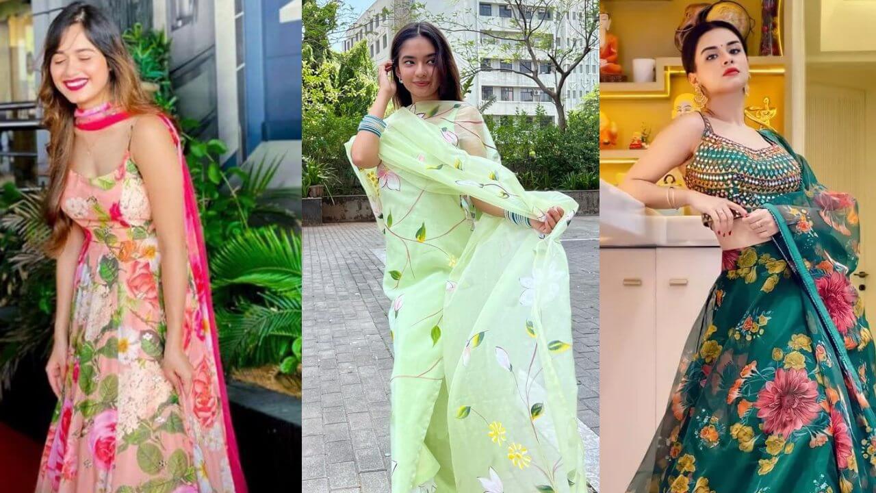 Jannat Zubair, Anushka Sen and Avneet Kaur look stunning in floral dresses 3708