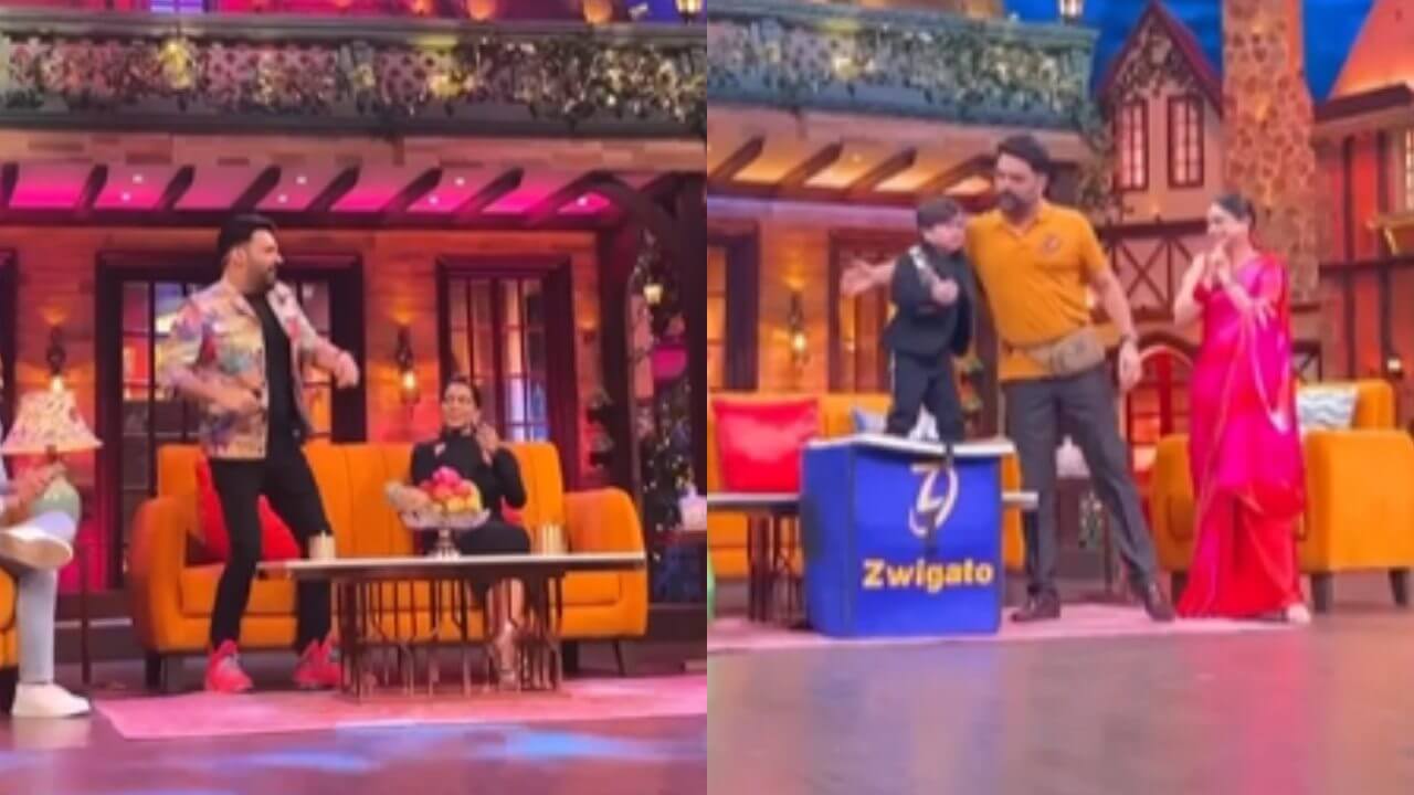 Kapil Sharma shares glimpse of his upcoming film 'Jwigato' with director Nandita Das and co-star Shahana Goswami from the sets of The Kapil Sharma Show 3426