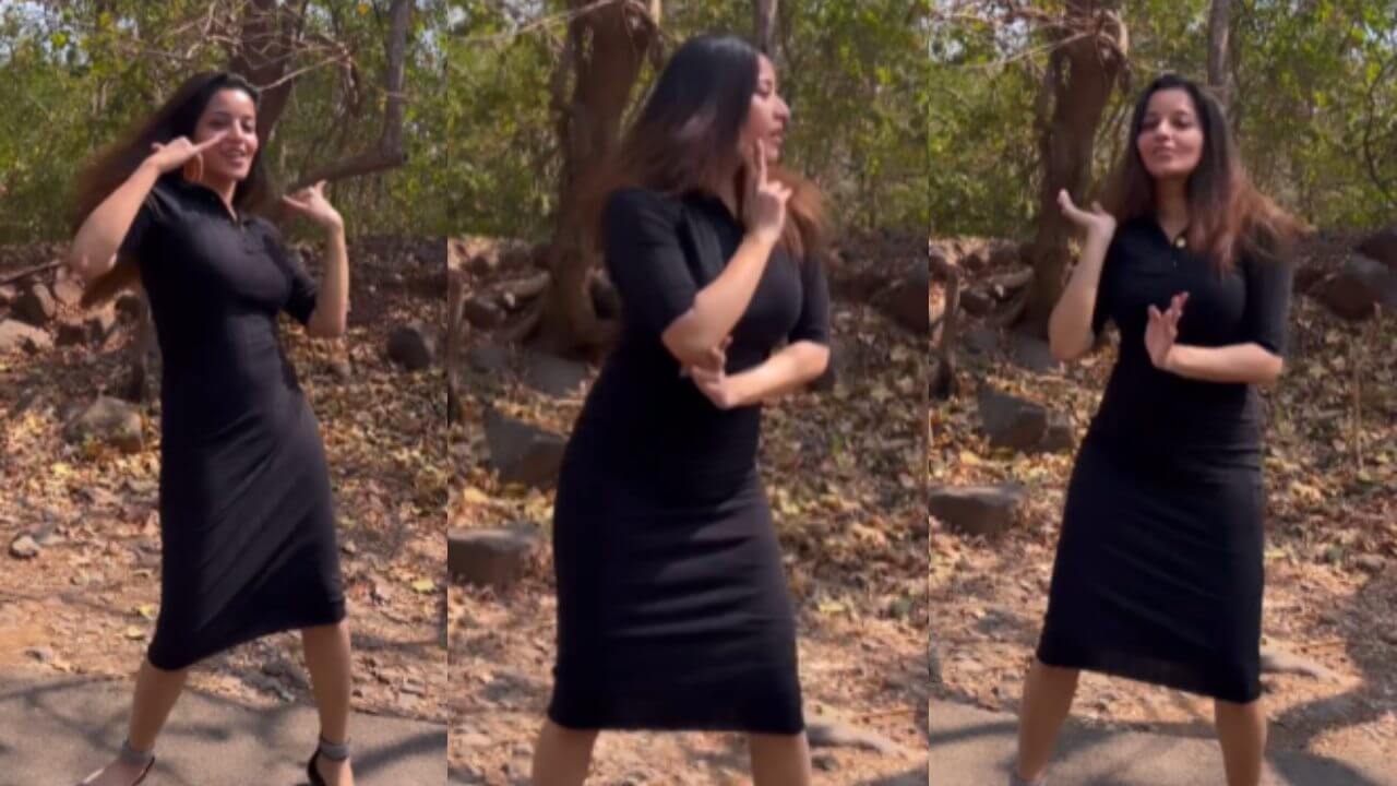 Monalisa's dance created havoc, watch video 3734