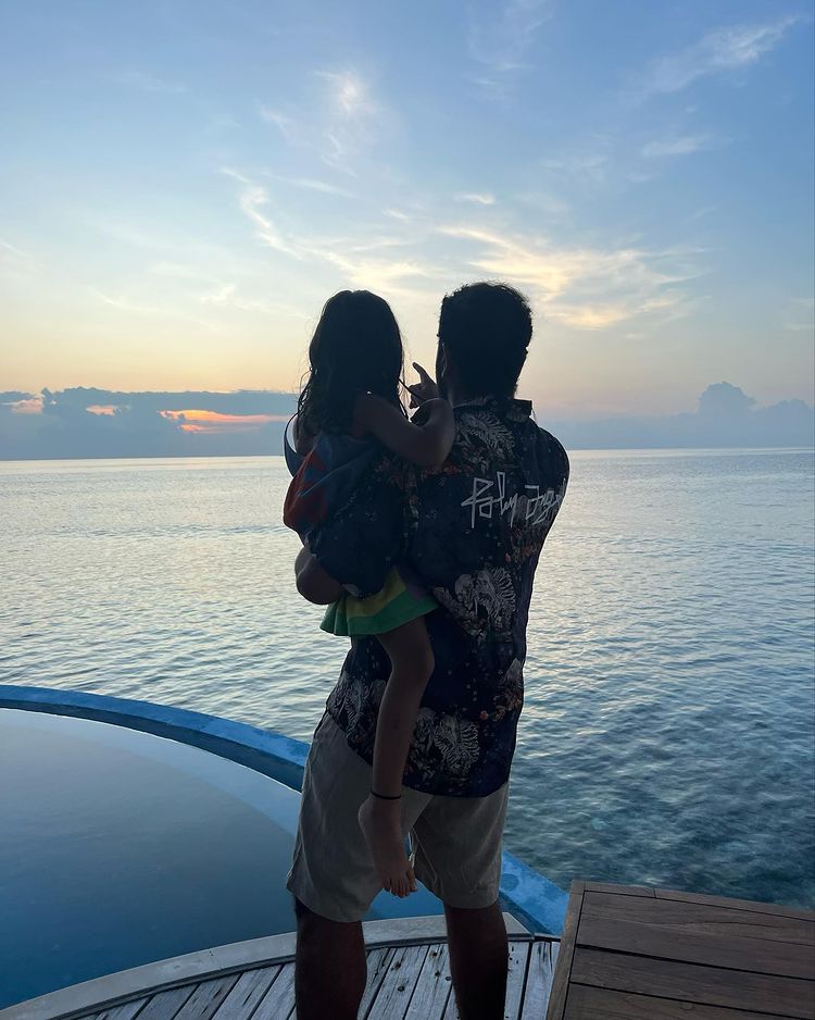 See the lovely picture of Rohit Sharma and his daughter's beautiful relationship 2818