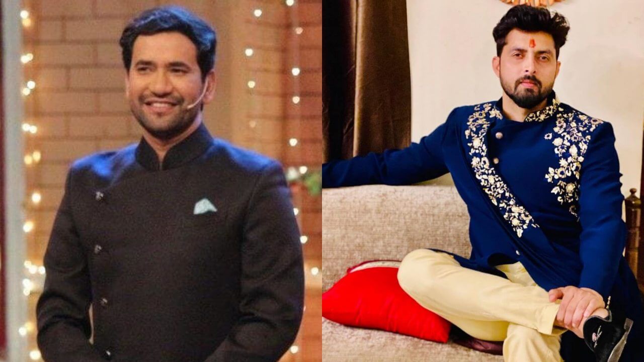 See the unique style of Dinesh Lal Yadav, Ravi Kishan and Vikrant Singh Rajput in Sherwani 3582