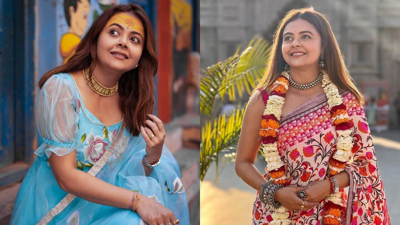 TV's famous daughter-in-law Gopi aka Devoleena Bhattacharjee reached Kashi Vishwanath Nath temple with friends after marriage, see actress's Kashi diary 3516