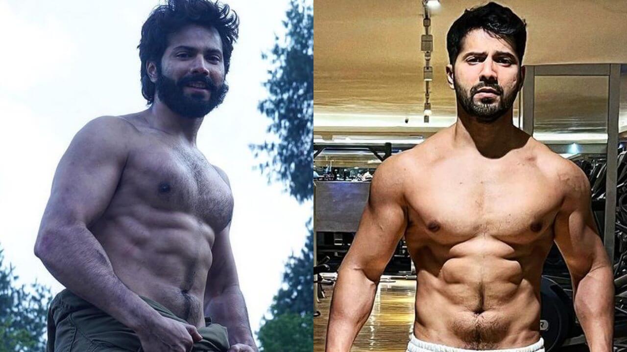 Varun Dhawan went shirtless, flaunted his abs 3362