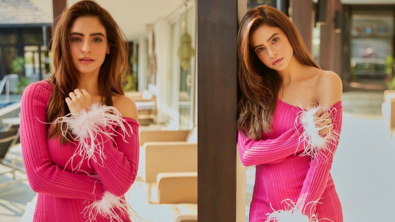 Aamna Sharif spread glamor by pink dress, see photos 6062