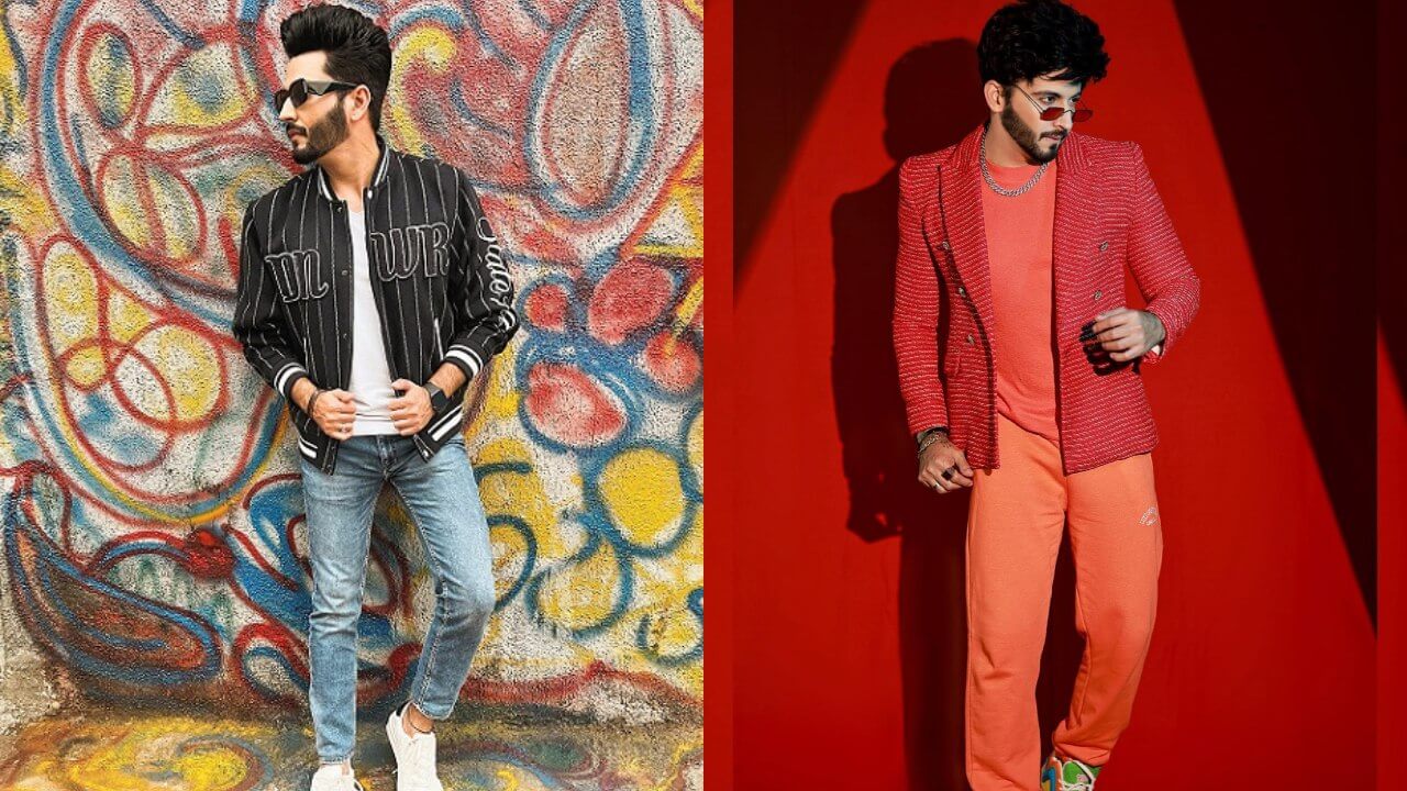 In which color clothes did Dheeraj Dhoopar look handsome? 8036