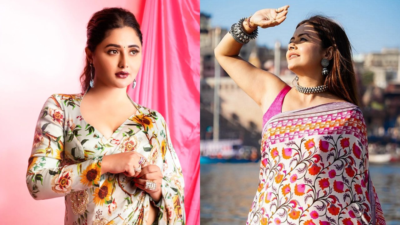 Rashmi Desai or Devoleena Bhattacharjee: Who created havoc in the floral saree? 7065