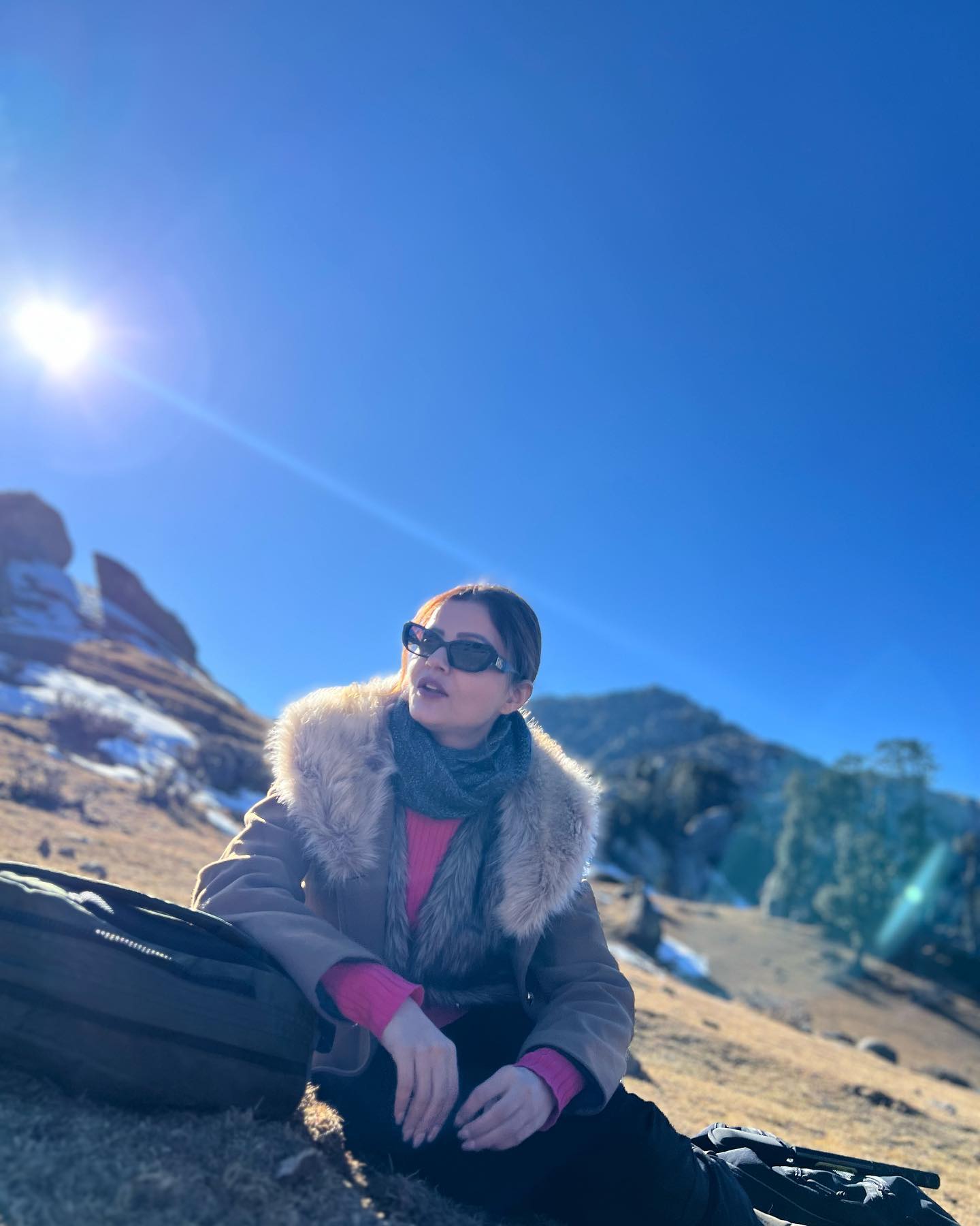 Rubina Dilaik is fond of pleasant travel, see wonderful pictures of the journey 8837