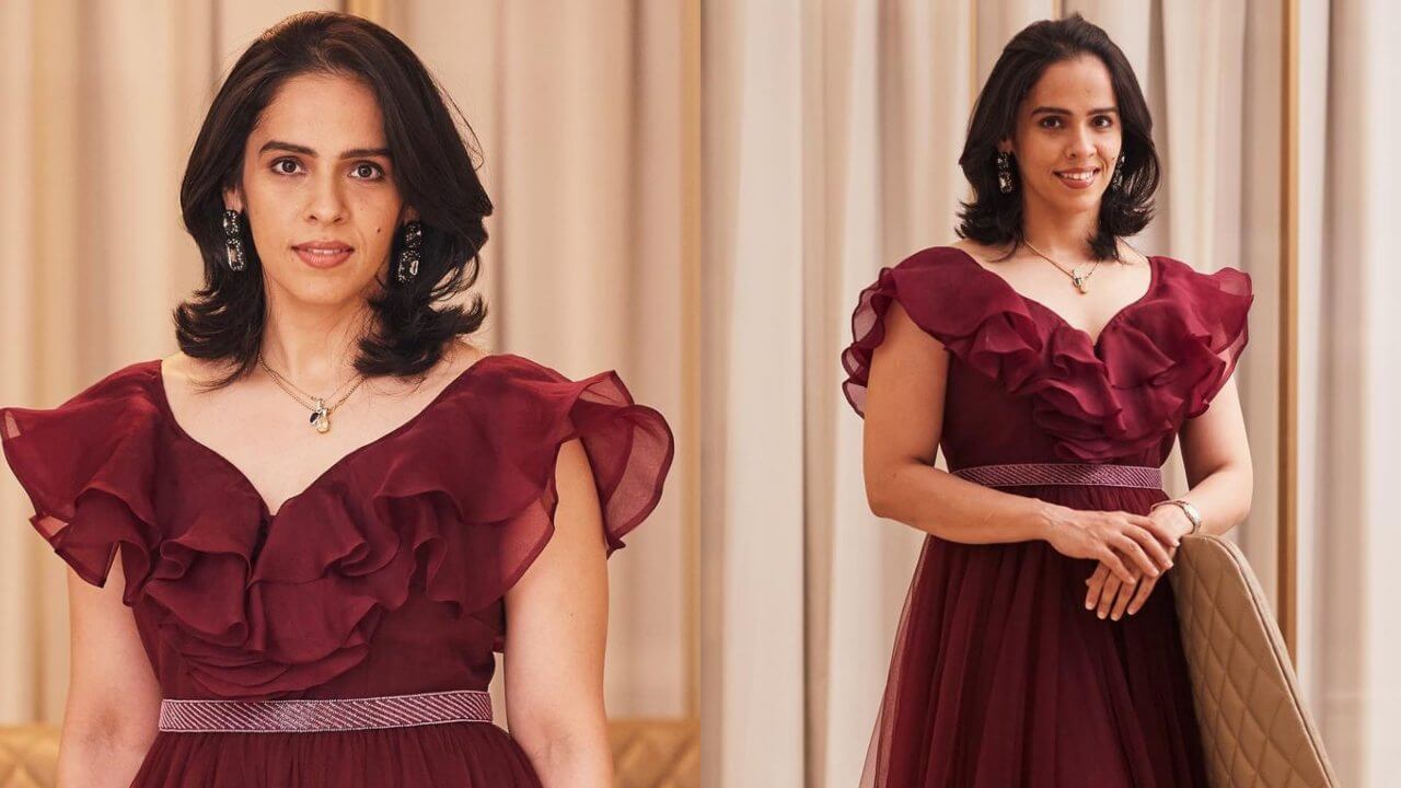 Saina Nehwal caught the attention of her fans, shared pictures in one piece dress 7367