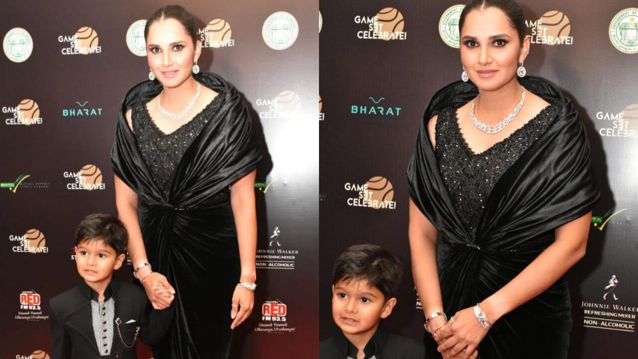 Sania Mirza captivated everyone with her son in a black outfit, see stunning pictures 6101