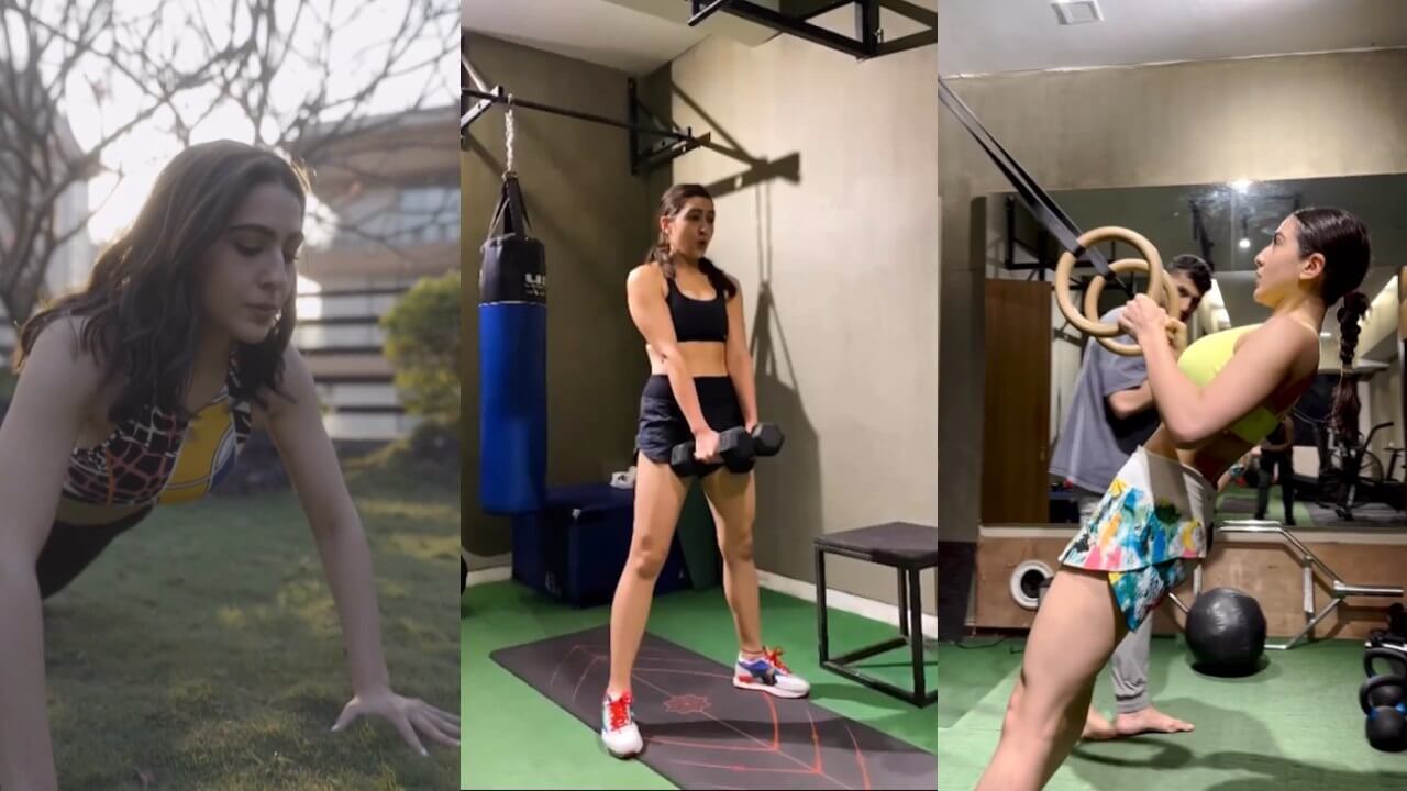 Sara Ali Khan inspires fans to stay fit with her workout video, watch video 4299