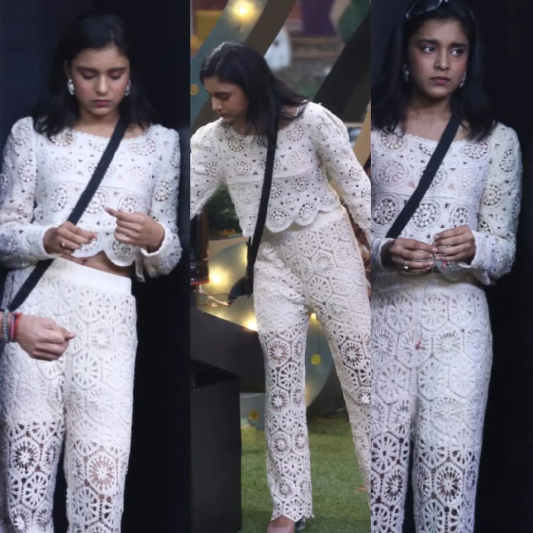 See some beautiful white outfit collection of Sumbul Touqueer 7856