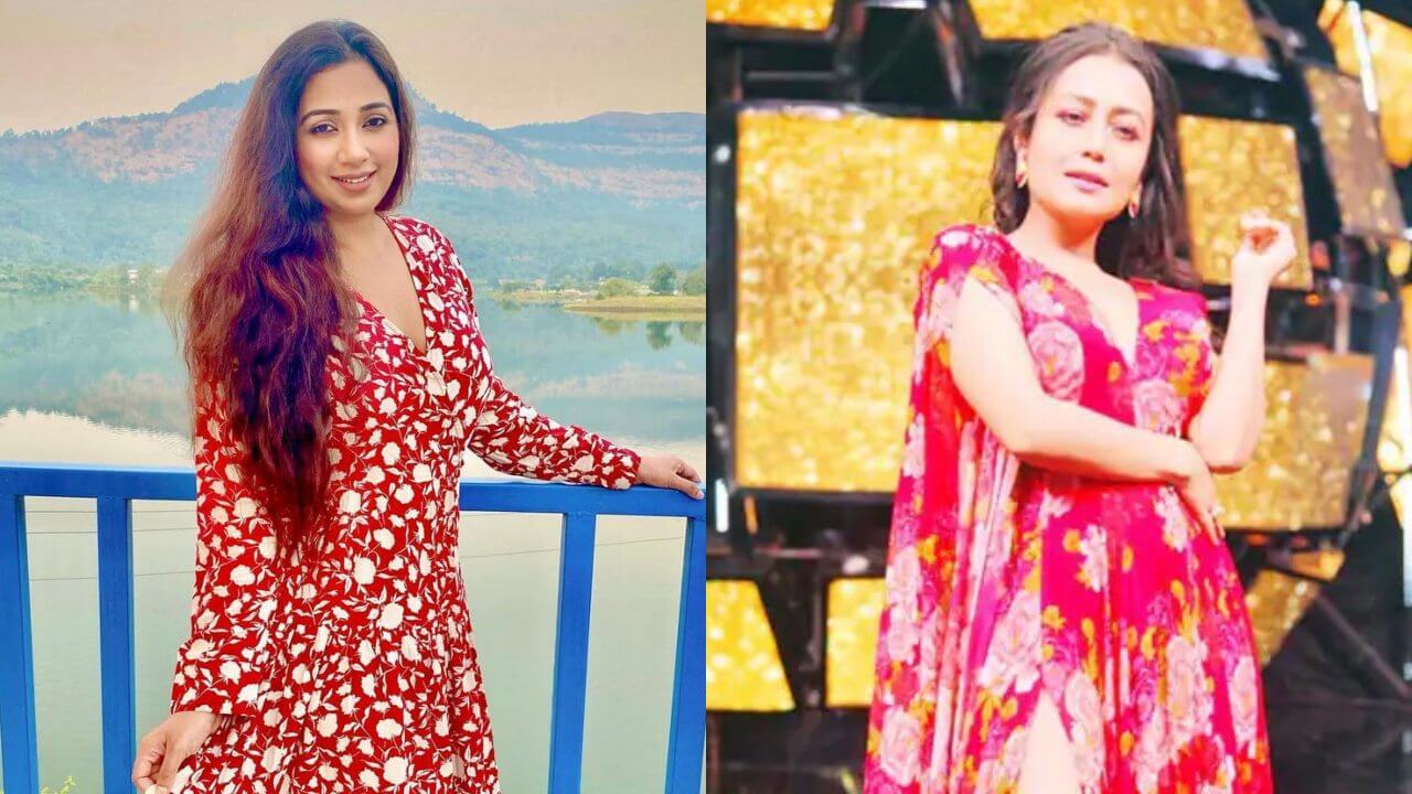 Shreya Ghoshal or Neha Kakkar: Whose floral printed dress is the most stylish? 5784