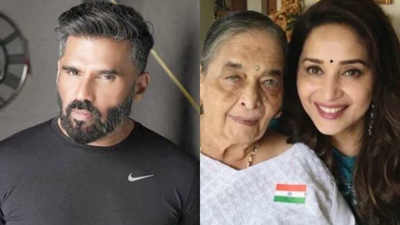 Suniel Shetty pens an emotional note for Madhuri Dixit's mother after her sad demise 6203