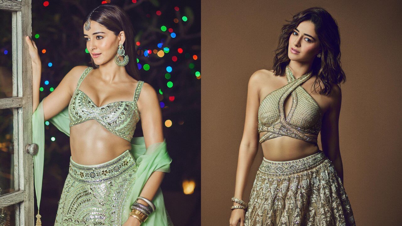 Take a look at Ananya Pandey's designer lehenga 6008