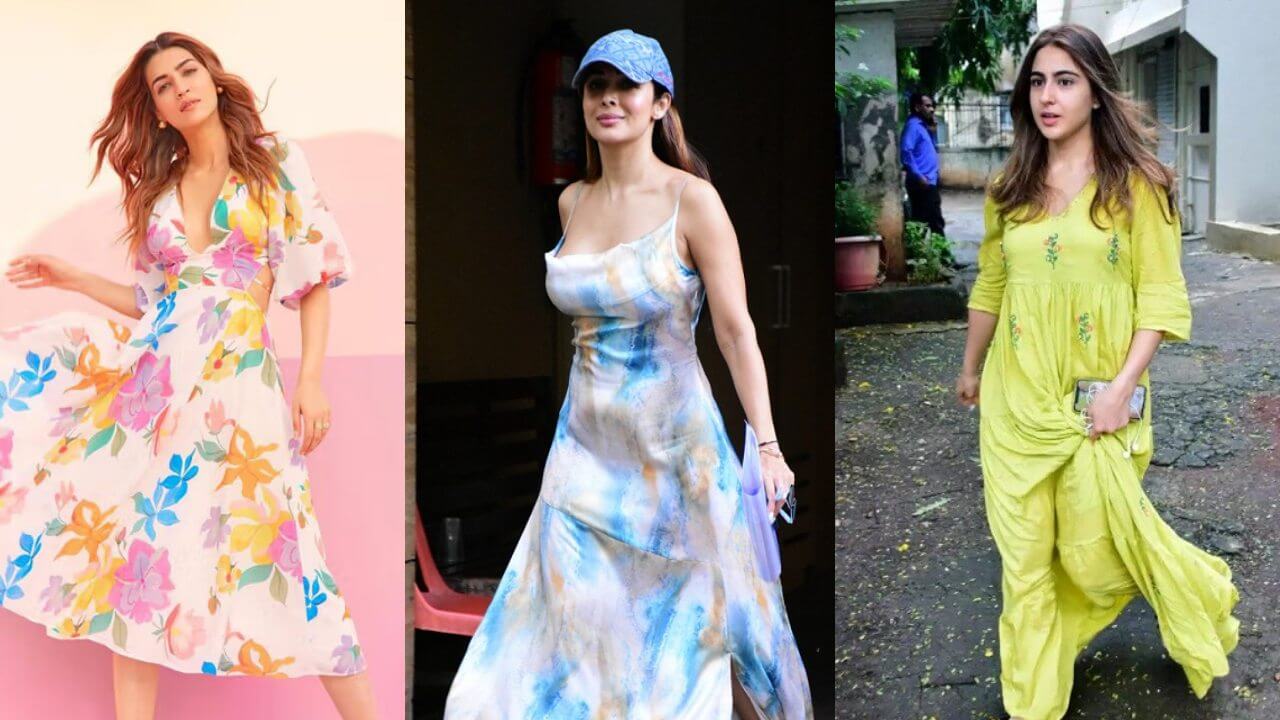 Take summer outfit tips from Kriti Sanon, Sara Ali Khan and Malaika Arora 7253