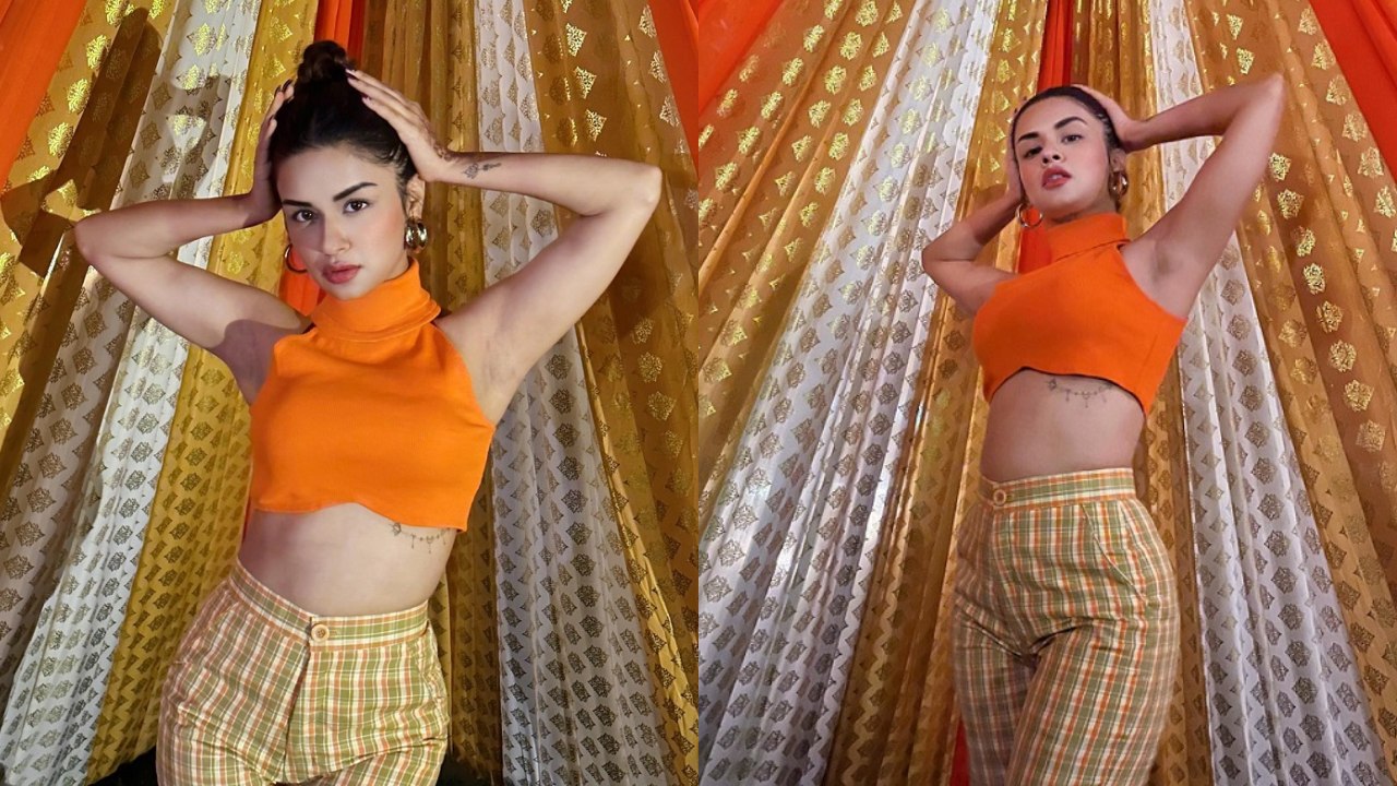 Avneet Kaur gives special status to the choice of orange in fashion, see photos 10025