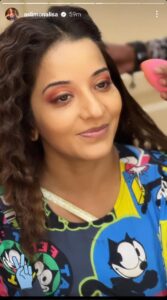 Monalisa shared a special glimpse from the makeup room, see photos 10528