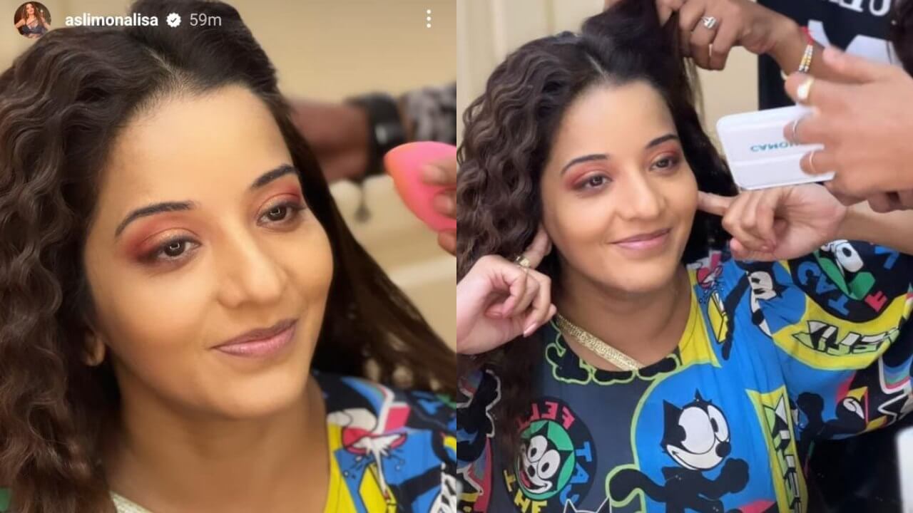 Monalisa shared a special glimpse from the makeup room, see photos 10532