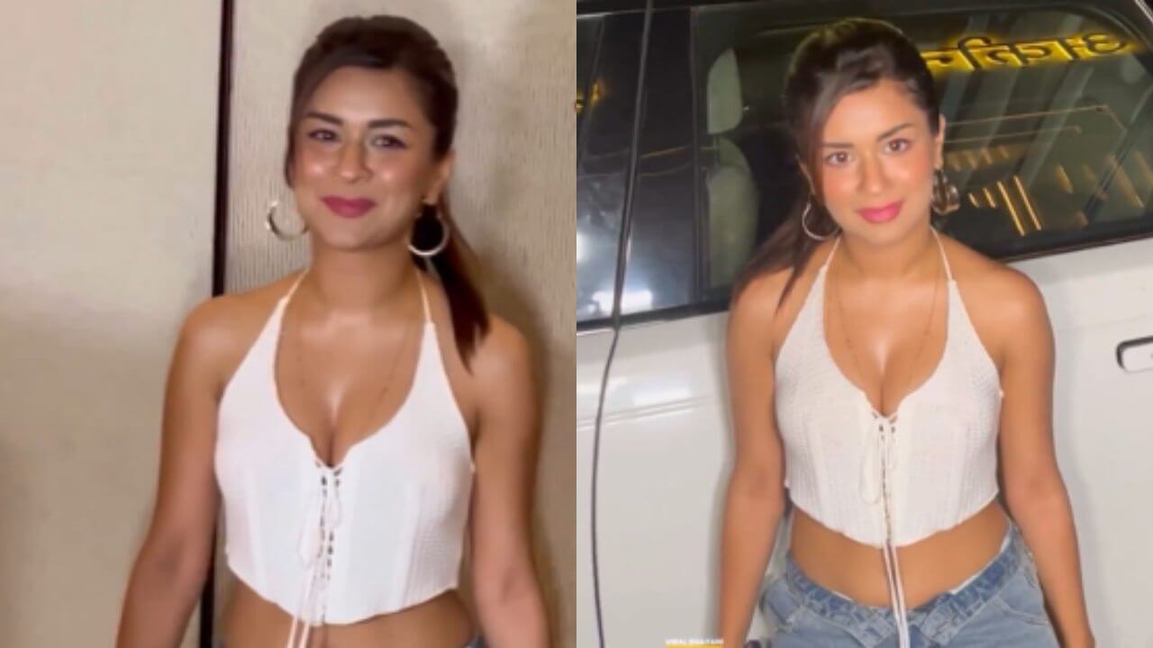 Avneet Kaur's white crop top caught the attention of paparazzi 13846