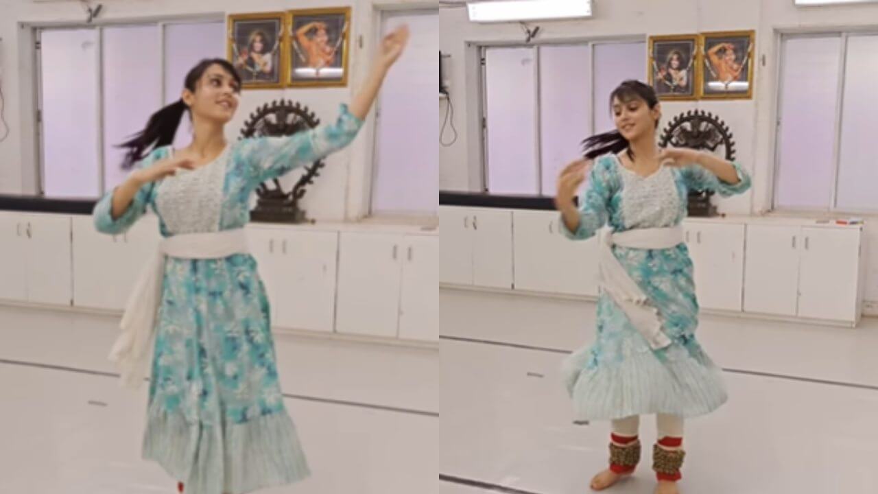 Radhakrishna fame Mallika Singh is crazy about Kathak, see proof 17290