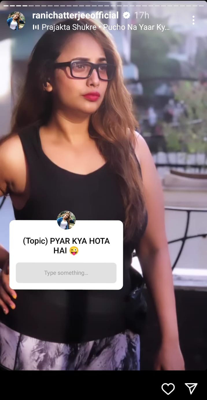 Rani Chatterjee asked fans a question about love, Rani was shocked to hear the answer 17498