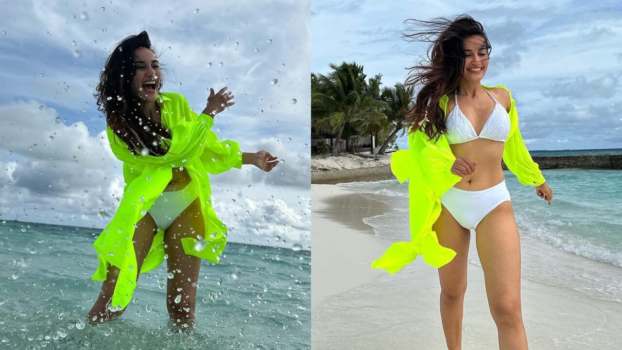 Surbhi Jyoti is looking very beautiful in white bikini look, see photos 16987