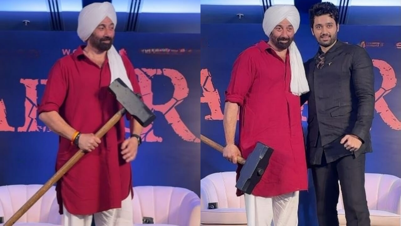 Gadar 2 की अपार सफलता के बाद प्रेस कॉन्फ्रेंस में हथौड़ा लेकर पहुंचे Sunny Deol, देखें वीडियो 24906