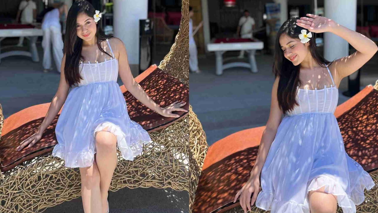 Jannat Zubair: व्हाइट शोर्ट मिनी ड्रेस में दिखा जन्नत ज़ुबैर का ग्लैमर, इंटरनेट पर बढ़ी गर्मी 27257