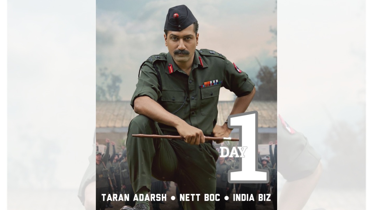 Sam Bahadur Boxoffice Day 1: विक्की कौशल स्टारर ‘सैम बहादुर’ ने 6.25 करोड़ कमाए। 37482