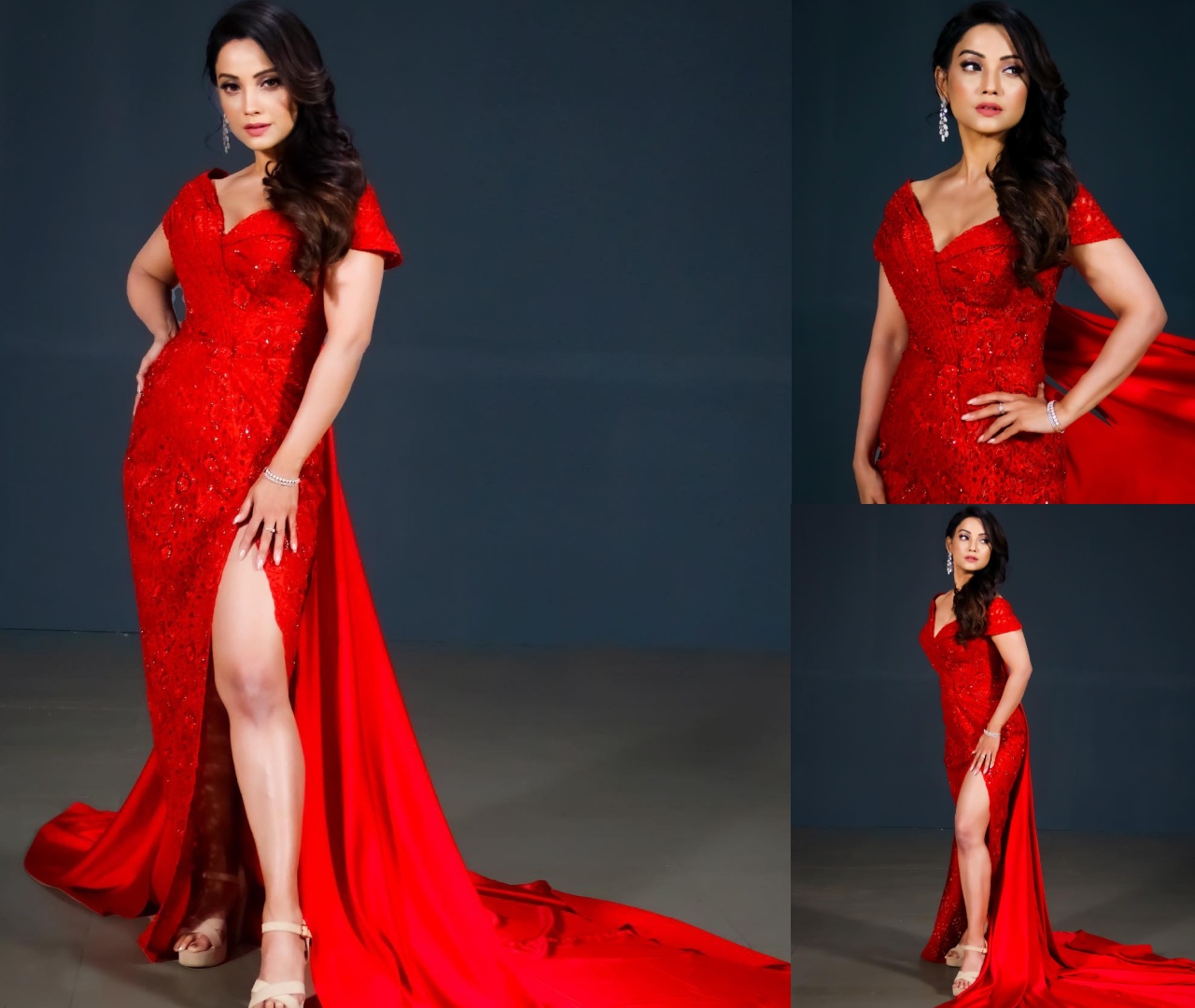 थाई-हाई स्लिट ड्रेस में बला की खूबसूरत लगती है अदा खान, देखें कमाल के लुक्स 44986