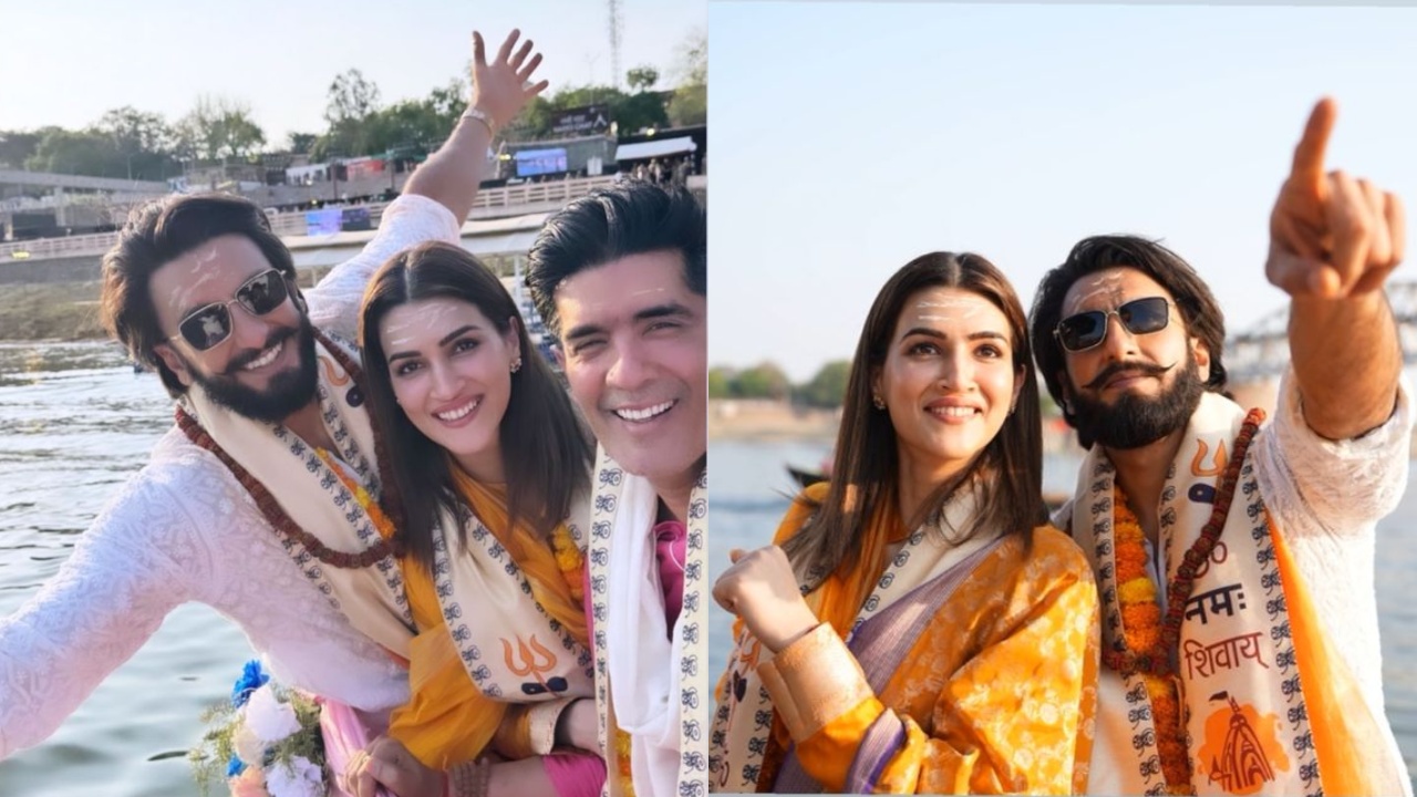 Manish Malhotra और Ranveer Singh के साथ काशी पहुंची Kriti Sanon, बाबा विश्वनाथ के दर पर टेका मत्था 45041