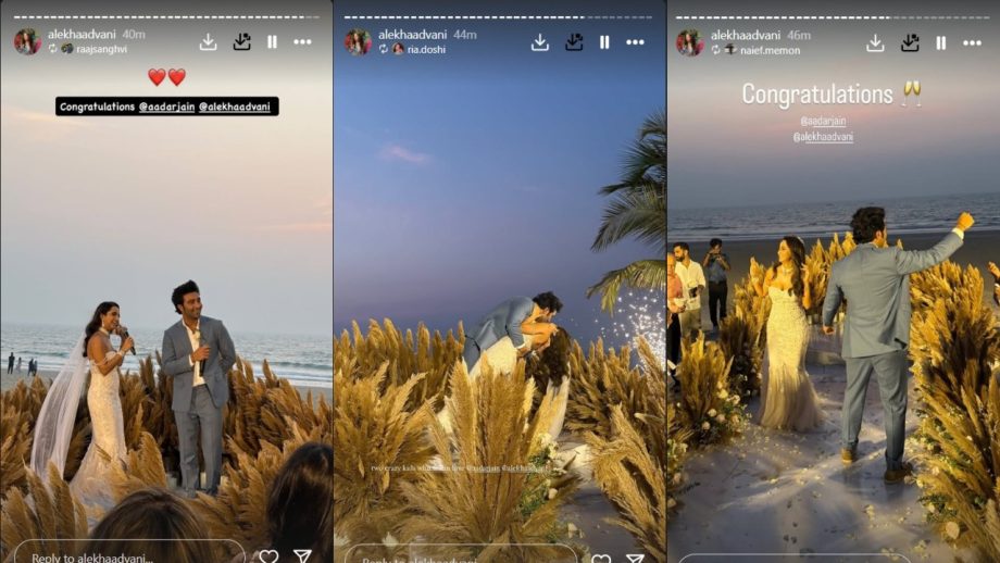 आदर जैन और अलेखा आडवाणी ने गोवा में की शादी; करिश्मा कपूर और अन्य ने झलक साझा की 54854